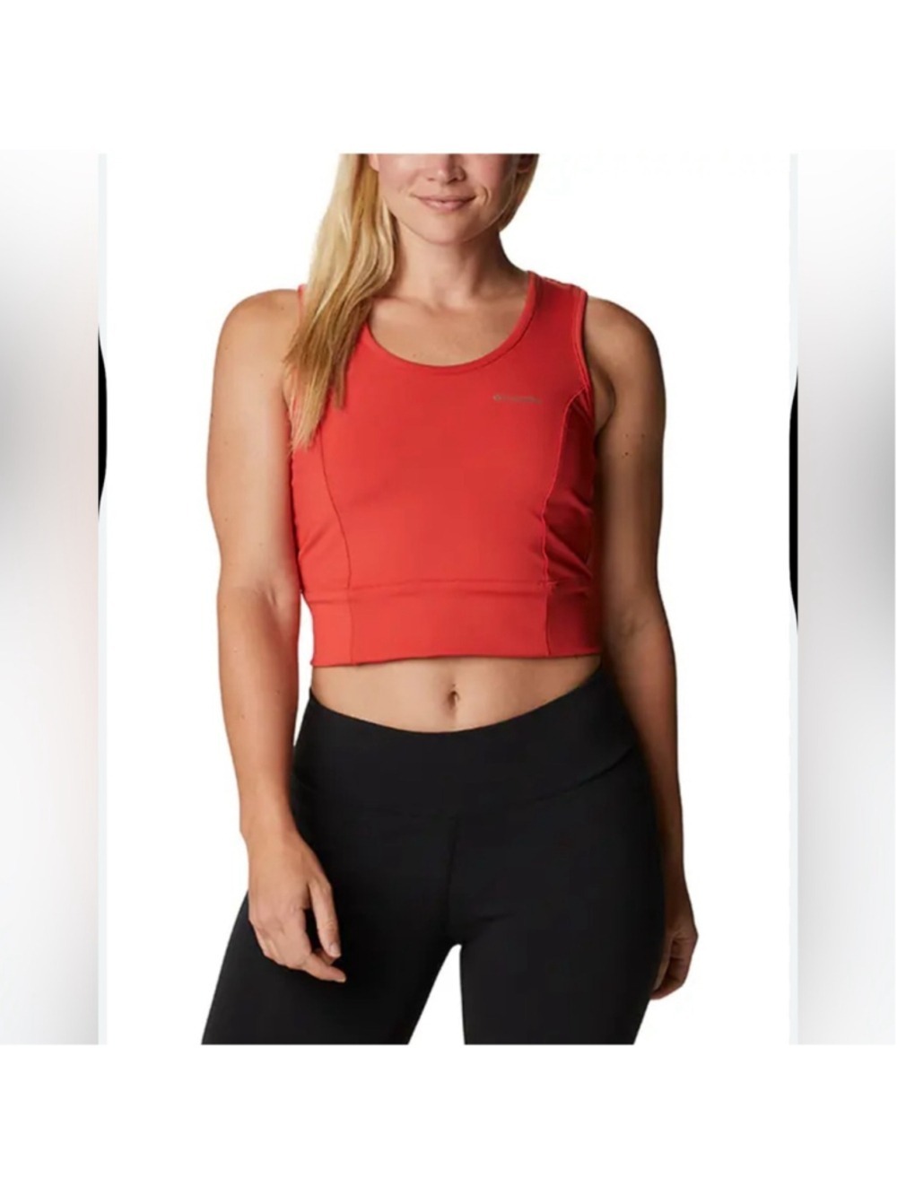 Columbia Women's Windgates II Cropped Top red hibiscus size medium